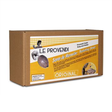 Provendi Rotating Cedar Soap and Holder 